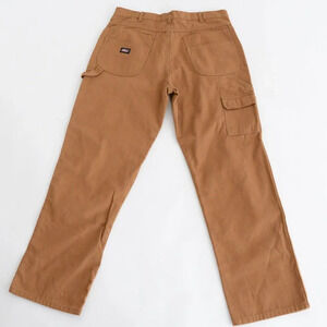 Dickies Dungaree RN#20697  100% Cotton Double Knee Carpenter Tan Pants 38x32